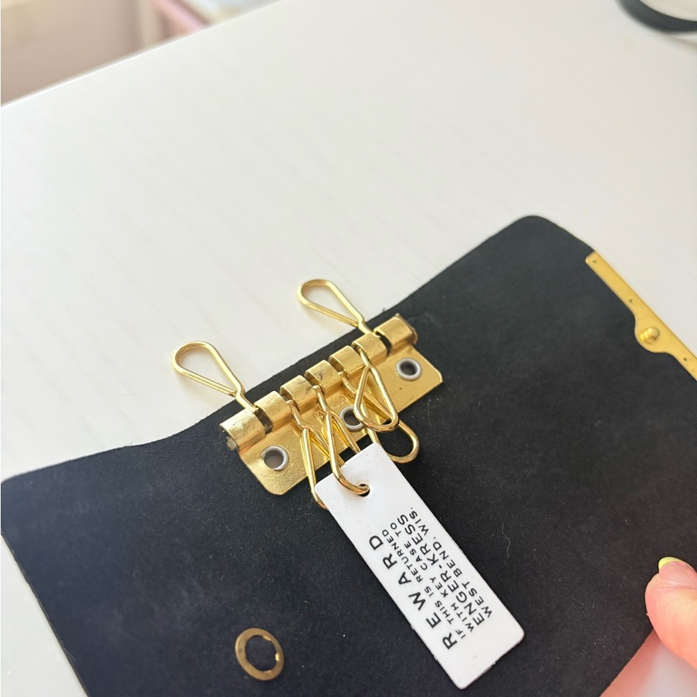 Elegant Black and Gold Women's Clutch